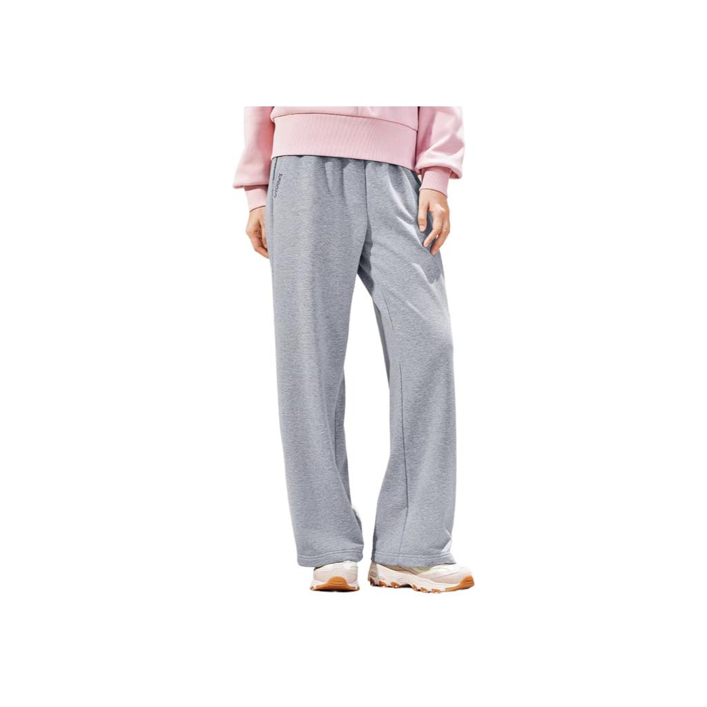 Skechers Sport Lifestyle Series Versatile Comfortable Fashion Casual Pants Women bottoms Gray L424W100-004F