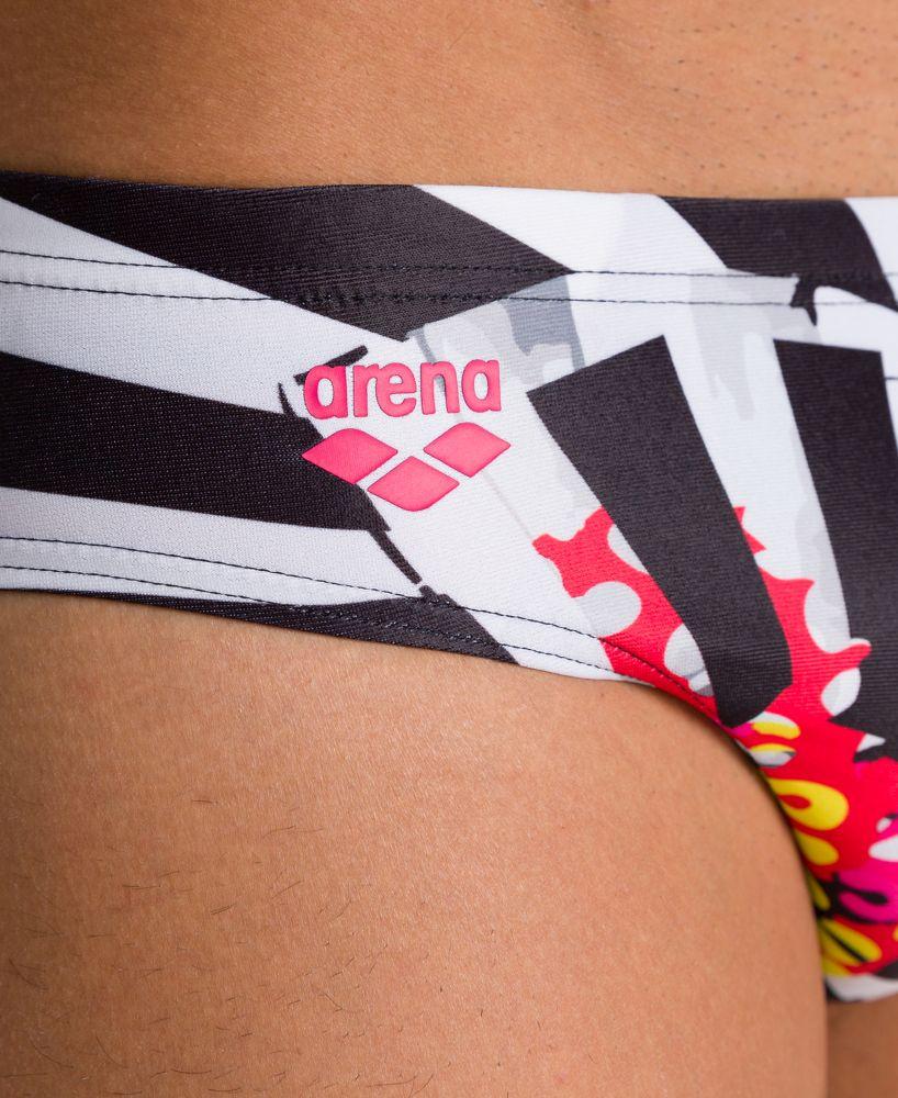 Arena Stroje Pływackie Men's One Akina Brief Multi Black 002922/105 D2