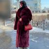 New Autumn and Winter Imitation Fur Coat Women's Thickened and Lengthened Imitation Rabbit Fur Coat Loose Warm Women's Clothing