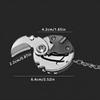 Gifts Mini Keychain With Batch Head Portable Stainless Steel Screwdriver Keychain Multi-purpose Folding Pendant