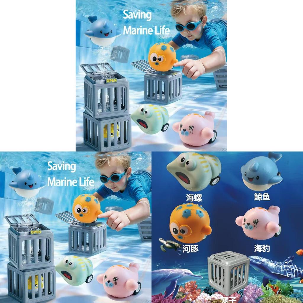 Childrens Pool Diving Toys With 3d Animal Designs For Water Fun And Play