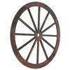 Ruota di Carro in Legno Decorazione da Parete Stile Semplice Rustico Casa Ufficio Giardino Decorazione da Appendere Decorazione da Parete Ruota di Carro