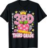 Hello Third Grade Back To School Pink Leopard Teacher Girl T-Shirt