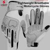 LYSCHY Motorcycle Gloves Men Women Summer Breathable Motocross Riding Gloves Anti-fall Wear-resistant Luvas Touch Screen Guantes