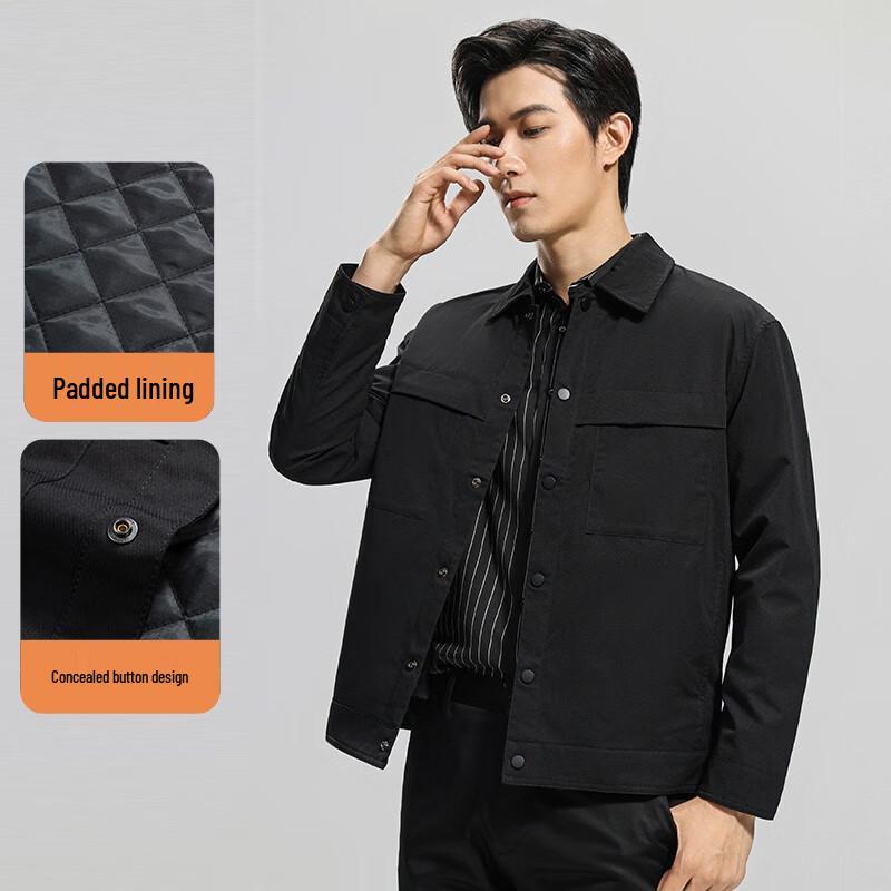 Fengmao Men's Padded Lapel Winter Jacket