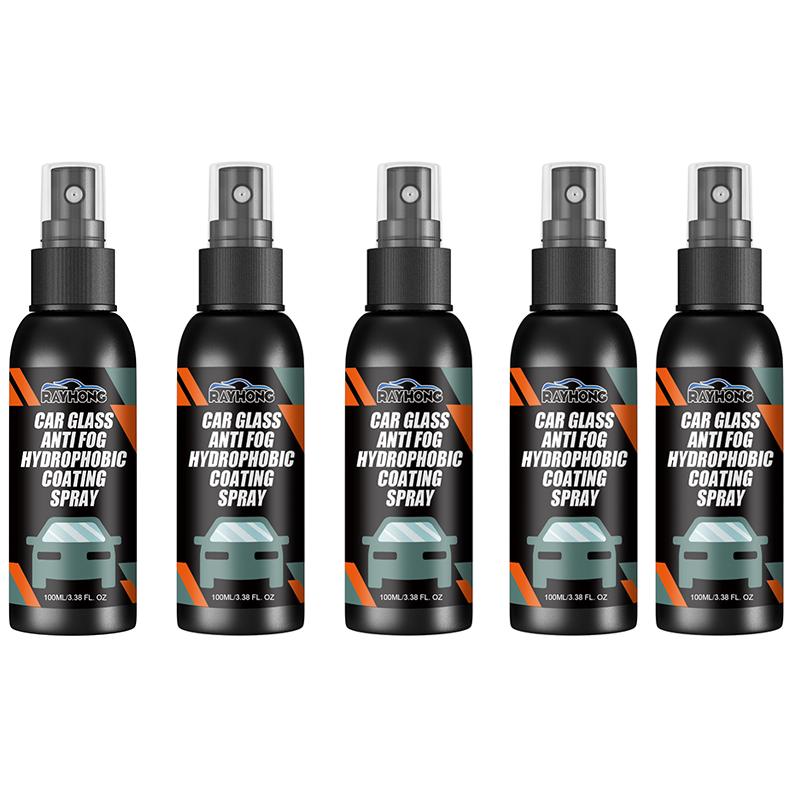 100ml Car Windshield Spray Anti Rain Coating Cleaner Stains Antifog Coating Liquid Auto Rearview Mirror Water Repellent Spray