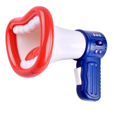 Stimmverzerrer Hupen Spielzeug für Kinder Mundform Mehrknopf Stimmverzerrer Hupe mit Rutschfestigkeit
