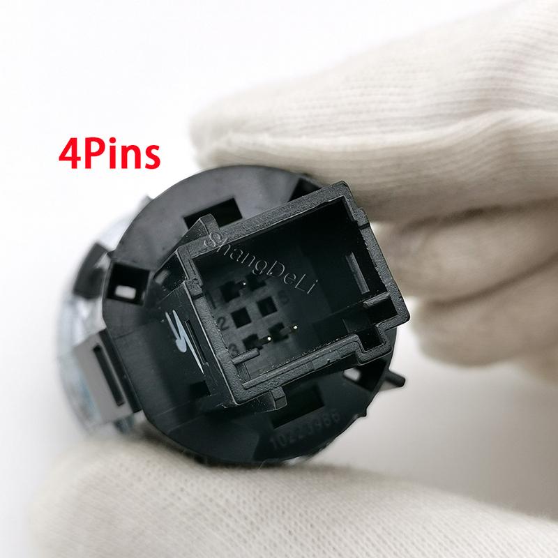 4P Car Engine Start Stop Switch Button Compatible For Peugeot 408 2008 3008 308 508 C4 C5 Accessories