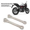 2pcs Motorcycle Rear Lowering Links Kit Stainless Steel Silver Replacement for CB500X CB400X 2019‑2021