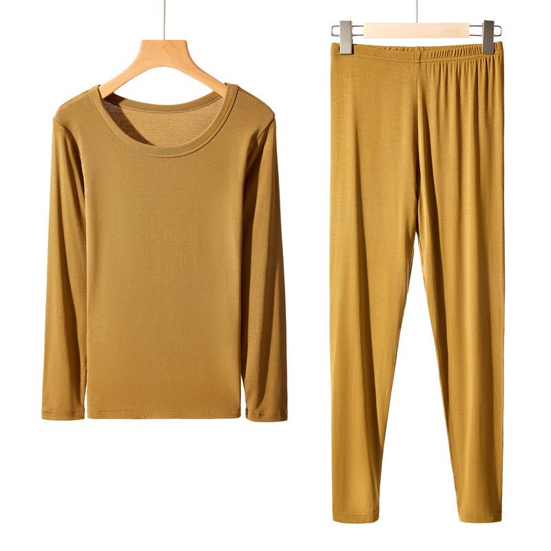 Ropa interior térmica de otoño e invierno Trajes para mujer Body para mujer Tops de invierno ajustados Camisas base Ropa fina para mujer