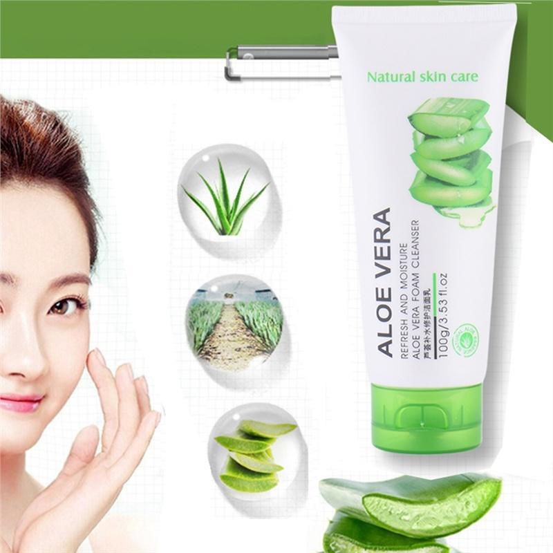refresh and moisture aloe vera foam cleanser