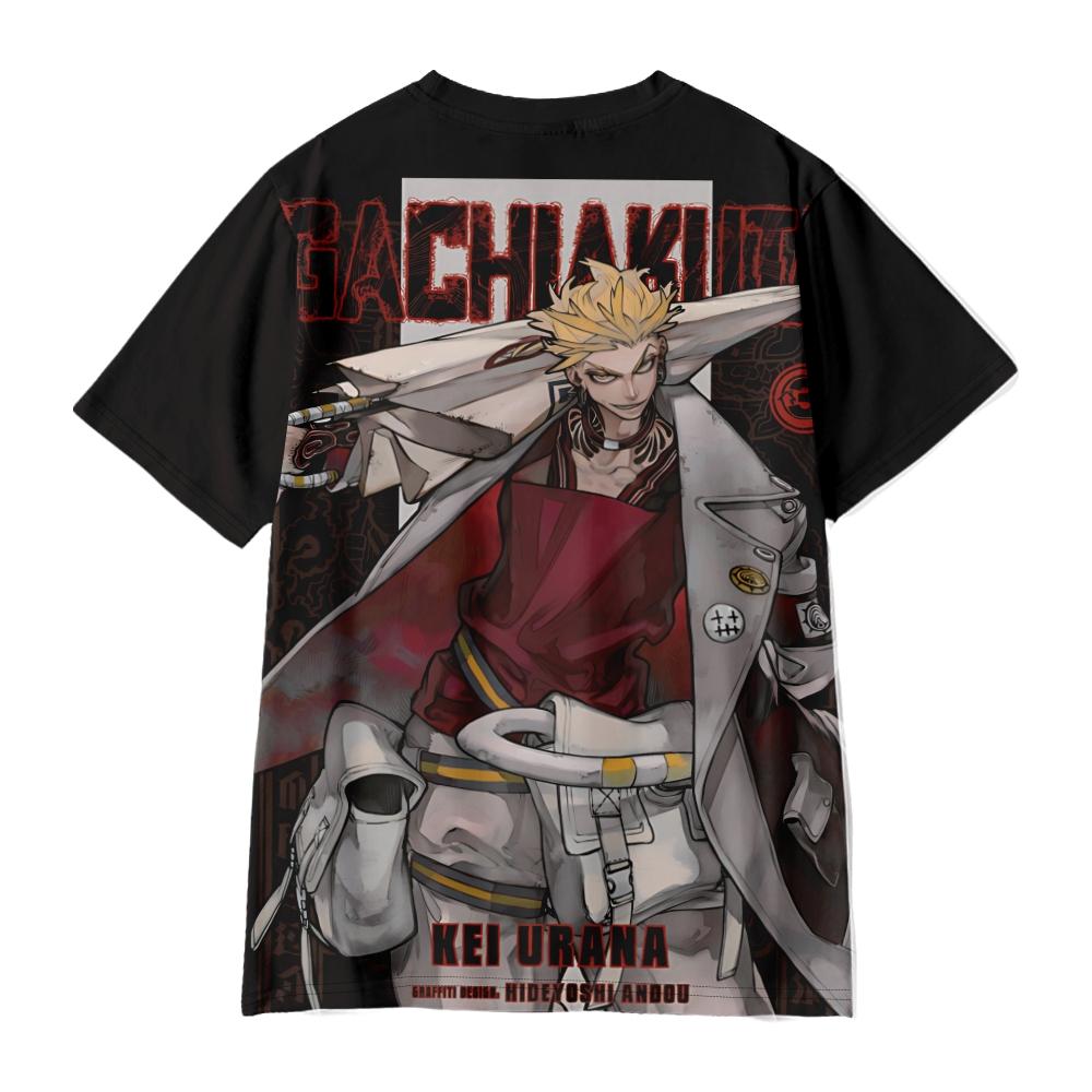 Mode GACHIAKUTA Cartoon T-Shirts für Damen Herren Sommerkleidung Fitness O-Ausschnitt Herren T-Shirt Übergroße Herren T-Shirts Tops