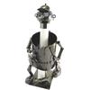 Les Trésors De Lily [M9885] - Hunter 'Metal Sculpture' Bottle Holder - 23.5x13x12 Cm