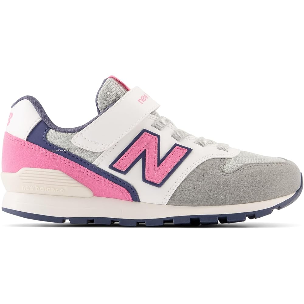 New Balance Kids YV996 Sneakers Rubber Laces Velcro Closure Pink 22.5 cm