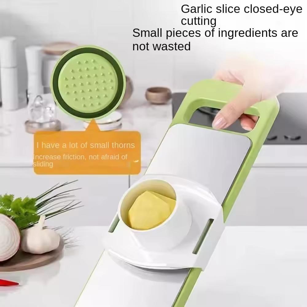 Stainless Steel Vegetable & Fruit Grater 5-in-1 Multi-Purpose Steel Manual Vegetable & Fruit Cutter Kitchen Tools Knife Kitchenware Slicing