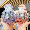 700ml Cute Kids Water Bottles With Straw For Girls Children's Large Capacity Kawaii Cartoon Student School Travel Water Cup