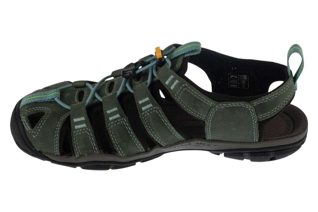 Keen Clearwather Cnx Leather Sandal, Womens Green Sandals