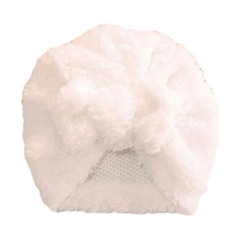 

Индийский тюрбан для младенцев Удобная и теплая защита для ушей Милая шапочка для новорожденных с красивым бантом для мальчиков и девочек Подарок белый