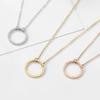 eManco Statement Necklace Women Dainty Stainless Steel Necklace Choker Pendant Necklace Fashion Jewelry