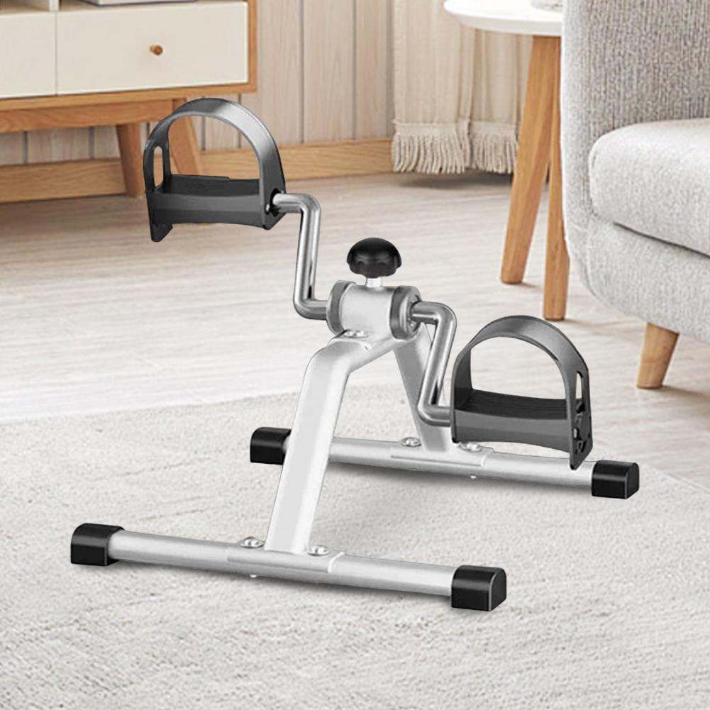 Folding Portable Arm Leg Exercise Bike with Adjustable Resistance Under Desk Bike Cycle Pedal Exerciser for Home Exercise