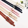 Updated PU Leather Adjustable Pin Buckle Woven Shoulder Bag Strap Accessory