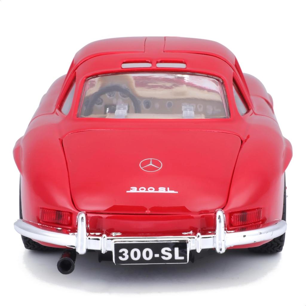 Bburago 1/24 Scale Mercedes-Benz 300 SL 1954 Red / Diecast Model Car, Finished Product, 18-22023 RD [Parallel Import]