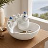 Spiral Divider Conch Shell Storage Box Conch Shell Shape Shell Key Bowl New Catchall Bowl