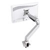 Sanwa Direct Single Monitor Arm, Gas-Powered, Supports Up To 34-inch Monitors (2-10kg), Clamp-Type, Grommet-Type, VESA Compatible, Silver, 100-LA018