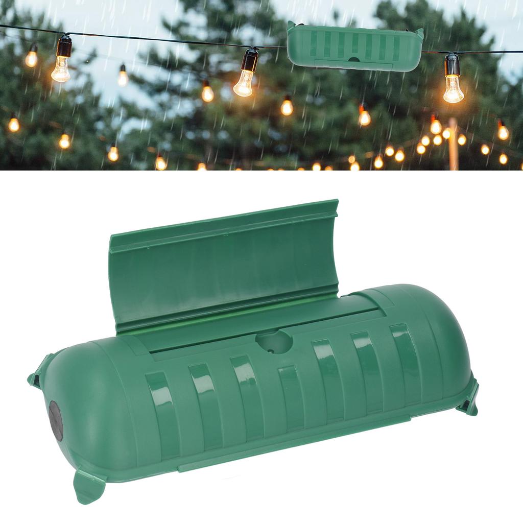 Extension Cord Cover Waterproof Dustproof Cable Protective Box Electrical Connection Box for Outdoor Use