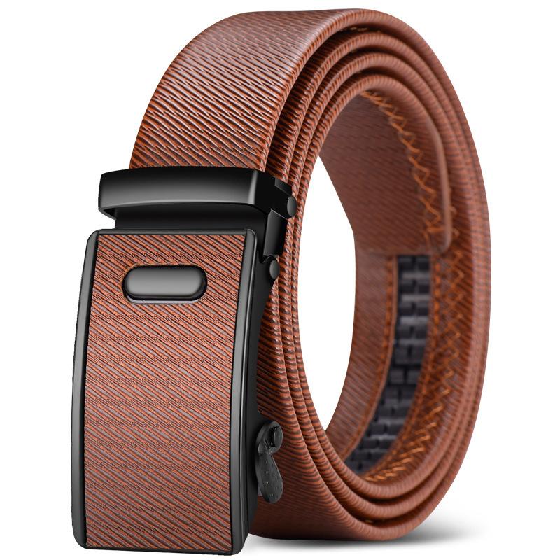 Men's Luxury Belt Automatic Buckle Free Shipping 100% Leather