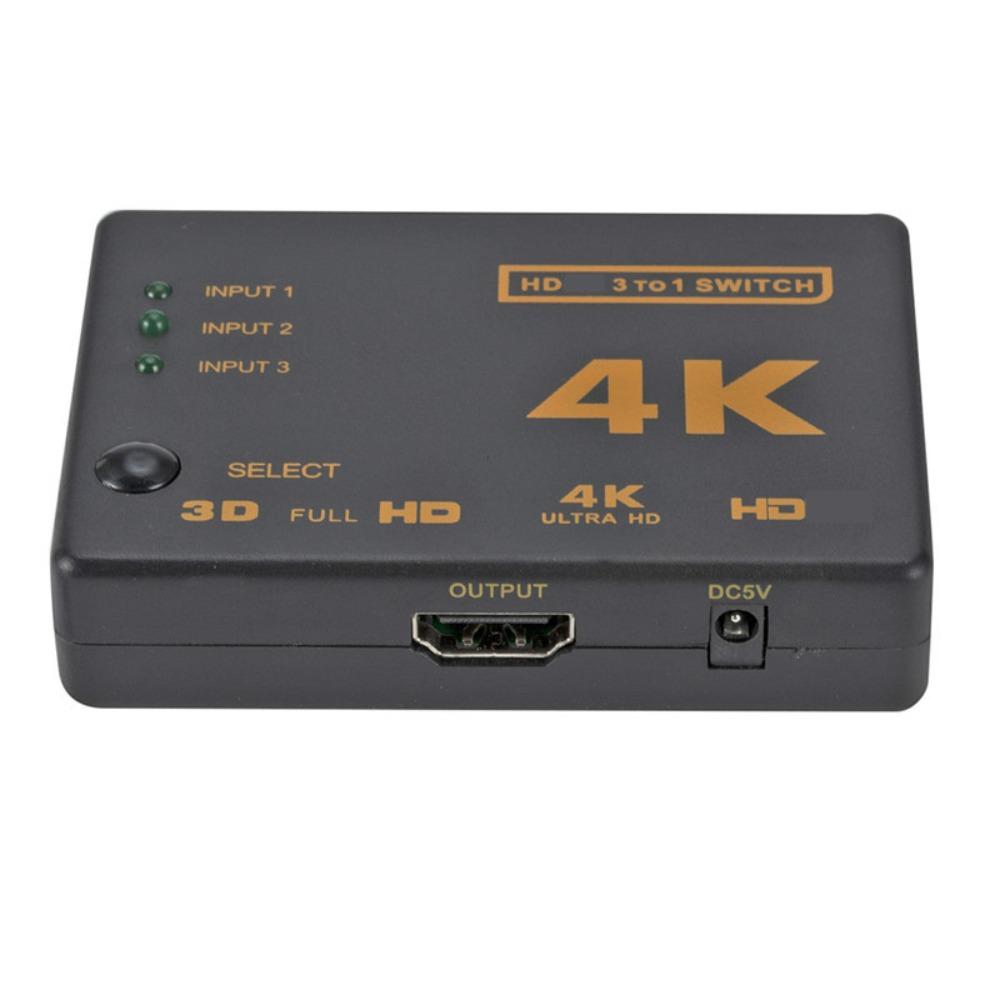 

с пультом дистанционного управления 3 в 1 выход HDMI Switcher HDMI Extender Hub адаптер для HD-дисплея / проектора / HD-DVD