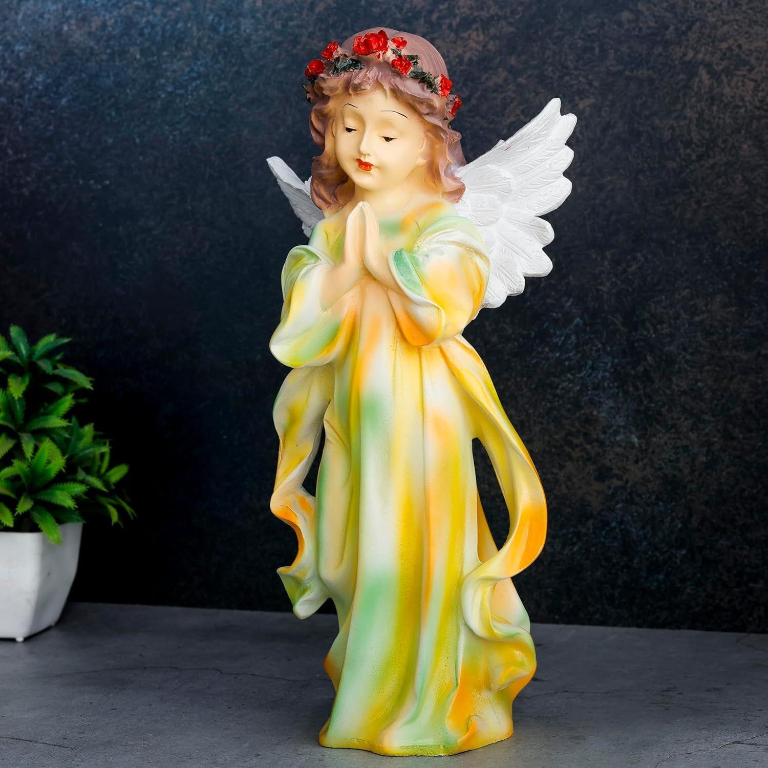 

Статуэтка молящегося ангела для удачи, предмет интерьера для гостиной и подарки