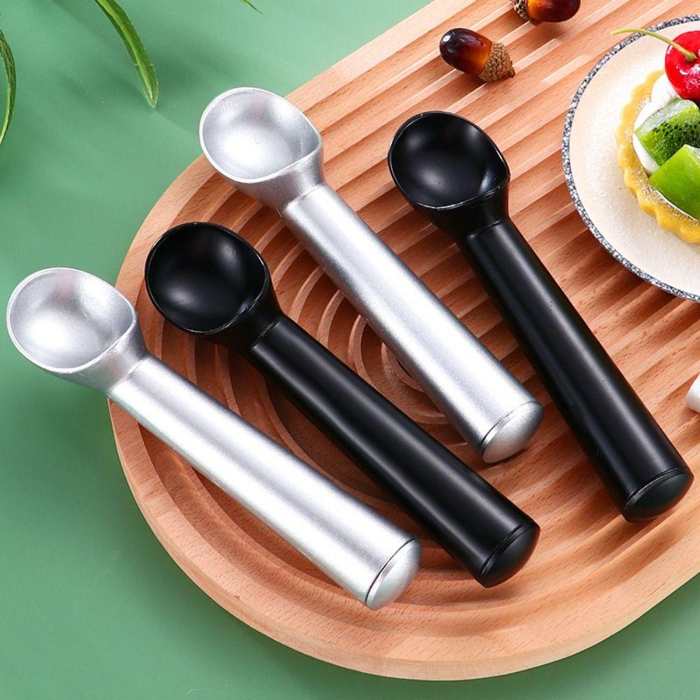 2Pcs Creative Ice Cream Scoop Lightweight Ice Cream Ball Digger Fruit Ball Spoon Home Kitchen