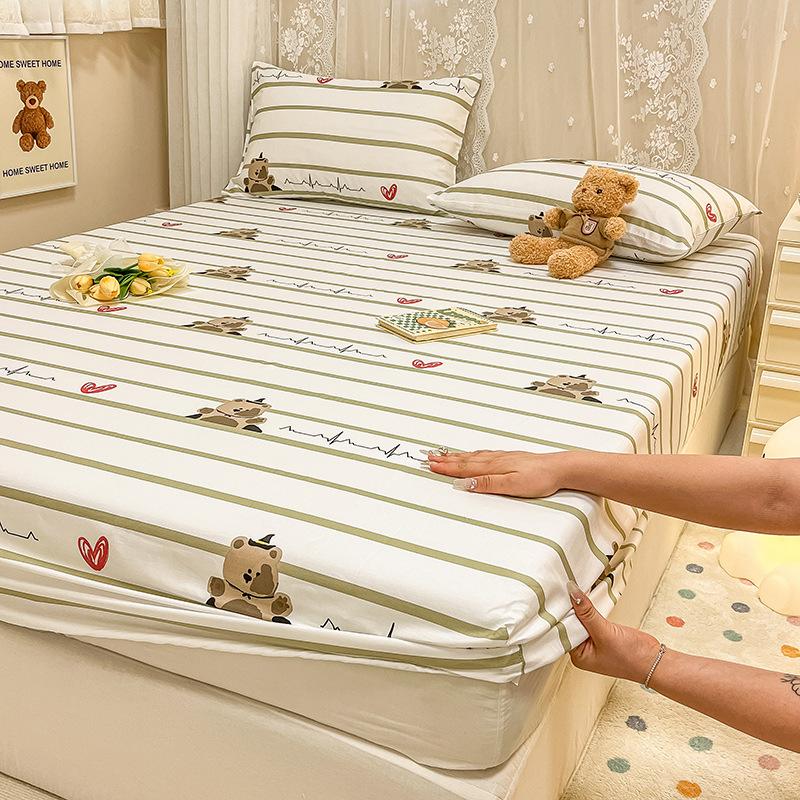 100 Cotton Printed Mattress 60 Cotton Boys Cartoon Girl Small Floral Small Fresh Simmons Protective Cover