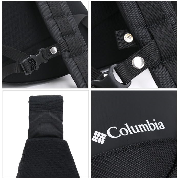 Bremner Slope One Shoulder Bag PU8749 One Size White [Columbia] Black,