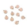 10Pcs Metal Enamel English Letters Charms Pendant For DIY Jewelry Making Necklace Bracelet Accessories