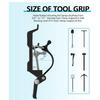 4× Shovel Mount Roof Rack Metal Rubber Clamps Shovel Holder Clamp for Roof Rack