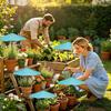 Mini-Pflanzenregenschirm UV-Schutz Gartenpflanzen-Sonnenschutz Setzlinge Sonnenschirm Topfpflanzen