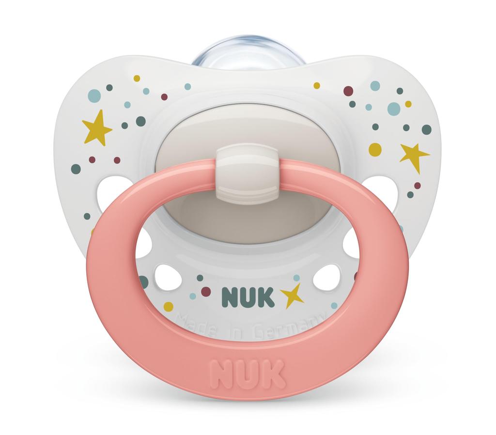 NUK Signature Dezinfekční prostředek na dudlíky pro (s Casem) 0-6 měsíců/Růžová (OCNK10730916)