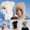Chapéu Feminino Outono e Inverno Peça Única Quente Chapéu para Passeio ao Ar Livre Esqui