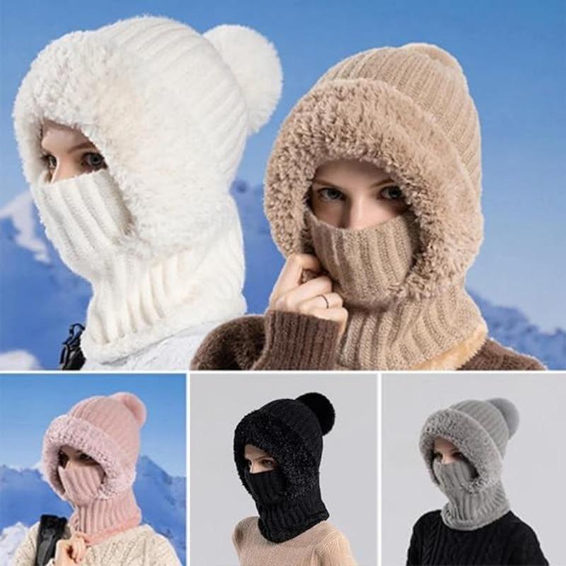 Chapéu Feminino Outono e Inverno Peça Única Quente Chapéu para Passeio ao Ar Livre Esqui