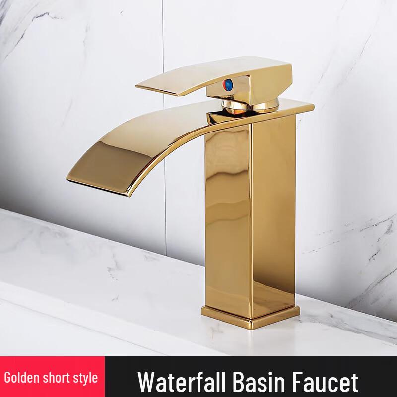 Yi Ceng Gold Single Cold Water Basin Faucet