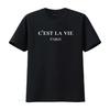 C'est La Vie T Shirt Aesthetic Minimalist That's Life Vintage Washed Unisex Fashion Slightly Stylish Designer Clothes Soft