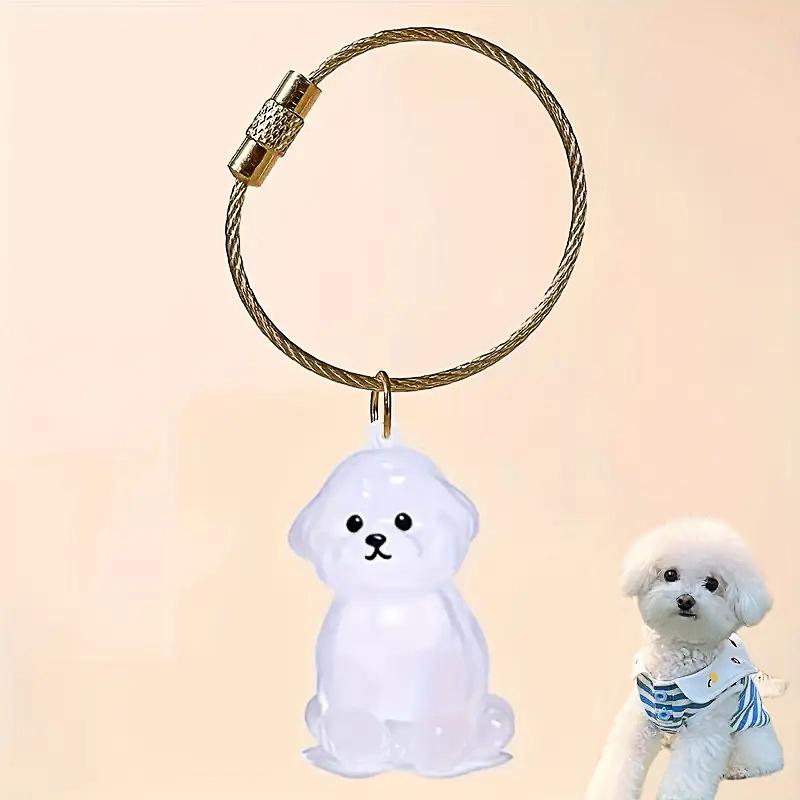 1PC Keychains Cute Pet Souvenirs Gifts For Pet Lovers Widgets DIY Bag Pendants Pet Lovers Pet Hair Storage Funny Pet Hair