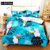 Tropical Plants Bedding Set Duvet Cover Set 3d Bedding Digital Printing Queen Size Bedding Set Fashion Design