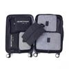 Portable 7-Piece Travel Storage Bag Set with Shoe Bag - Large Capacity for Clothes and Luggage Organization