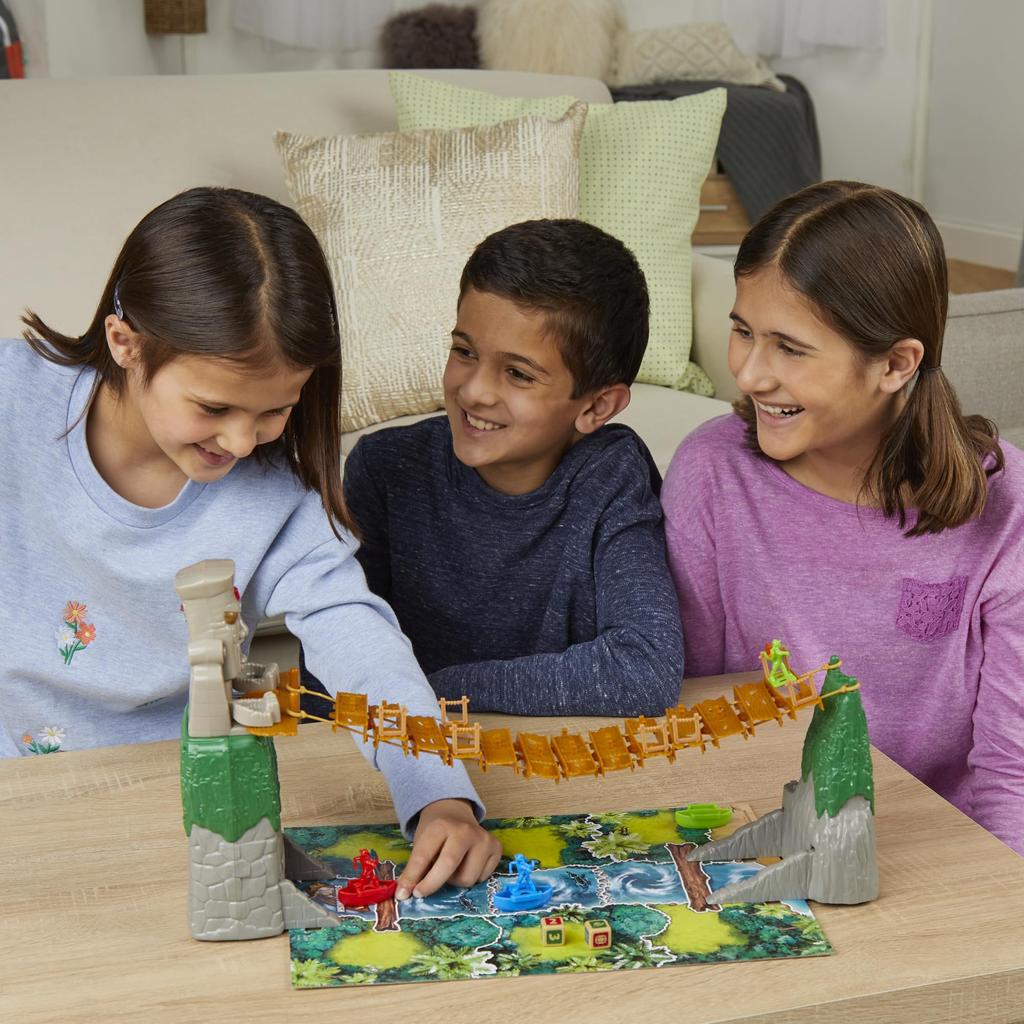 Hasbro Gaming Forbidden Bridge Spiel Abenteuer Brettspiel Alter Spieler 7+ 2-4