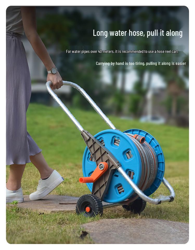 Garden Hose Reel - 30m Easy Storage, Hot Seller, Customizable Colors