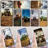 Farm Vehicle Tractor Phone Case For Samsung Galaxy A42 A31 A40 A51 A71 A32 A80 A91 A52 A72 A73 A20e A21S A50 A70 A11 A12 Cover