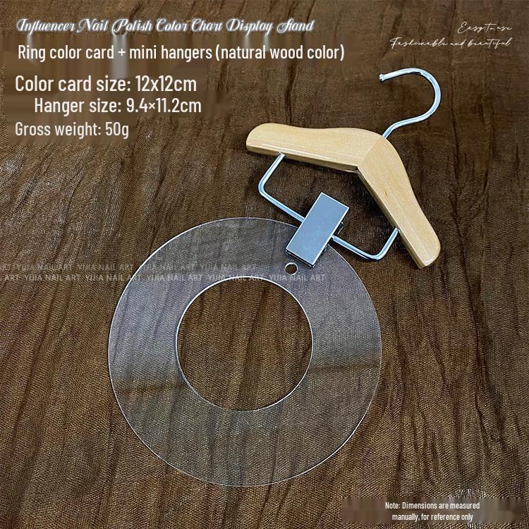 Nail Polish Color Display Board with Hanging Tag for Nail Art
